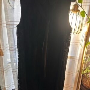 Karl Lagerfeld Black Lace Mini Dress